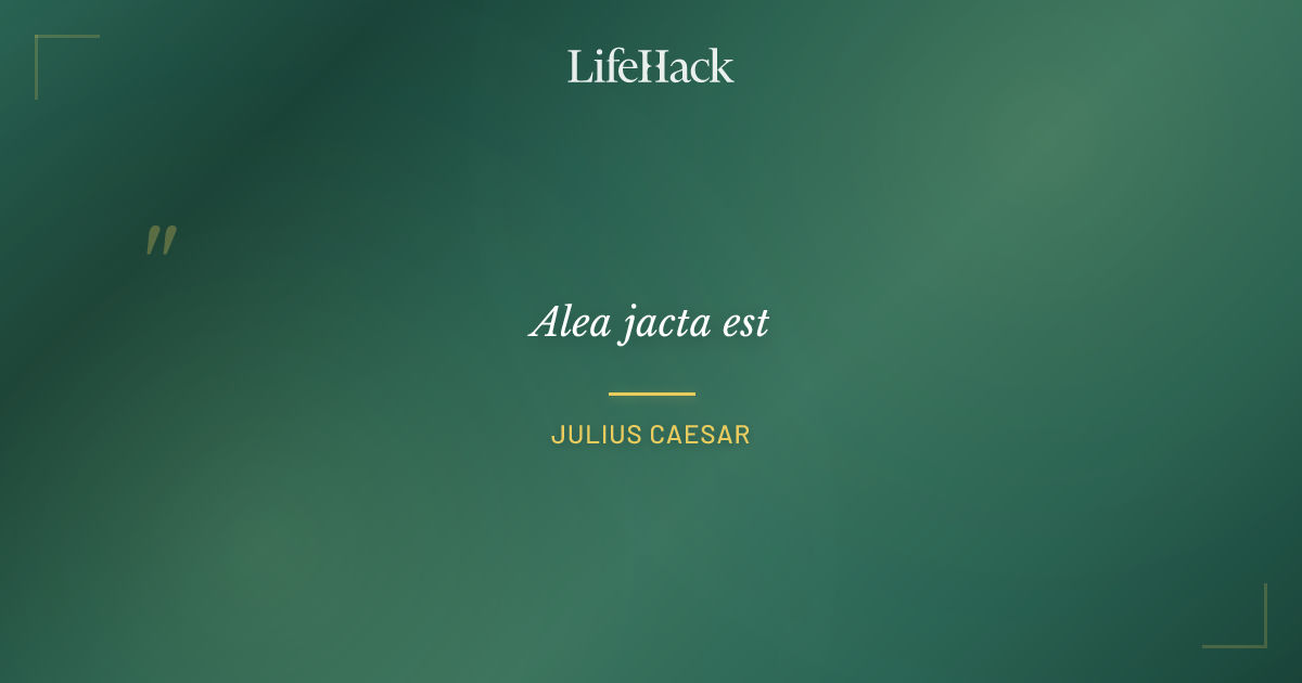 Quote by Julius Caesar