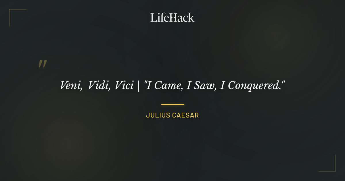 Quote by Julius Caesar