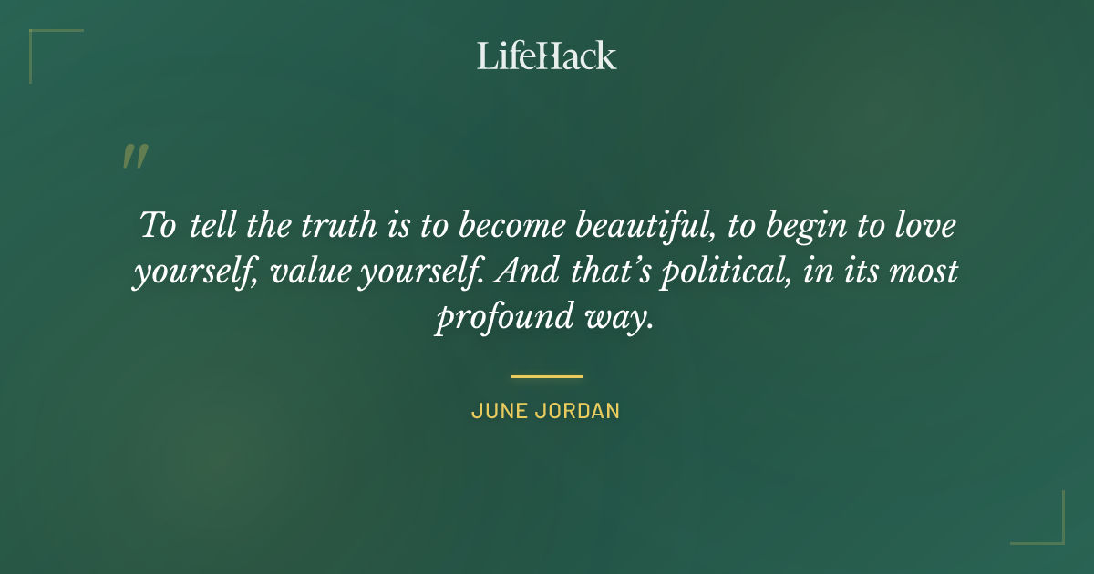 Quote by June Jordan