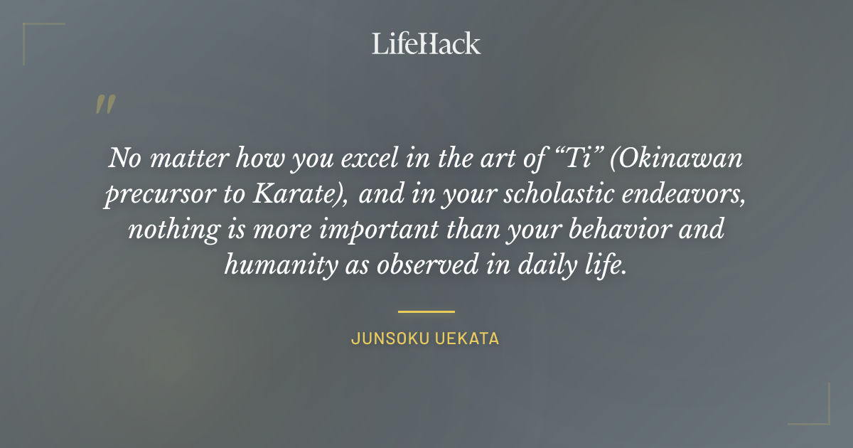 Quote by Junsoku Uekata
