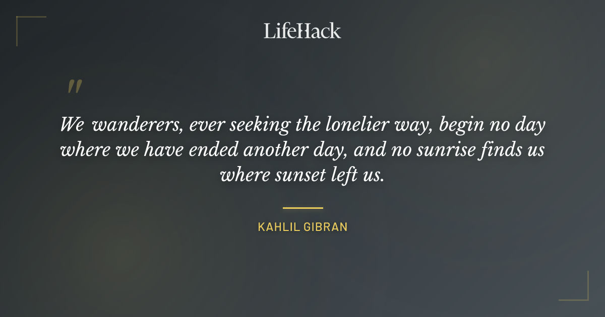 Quote by Kahlil Gibran