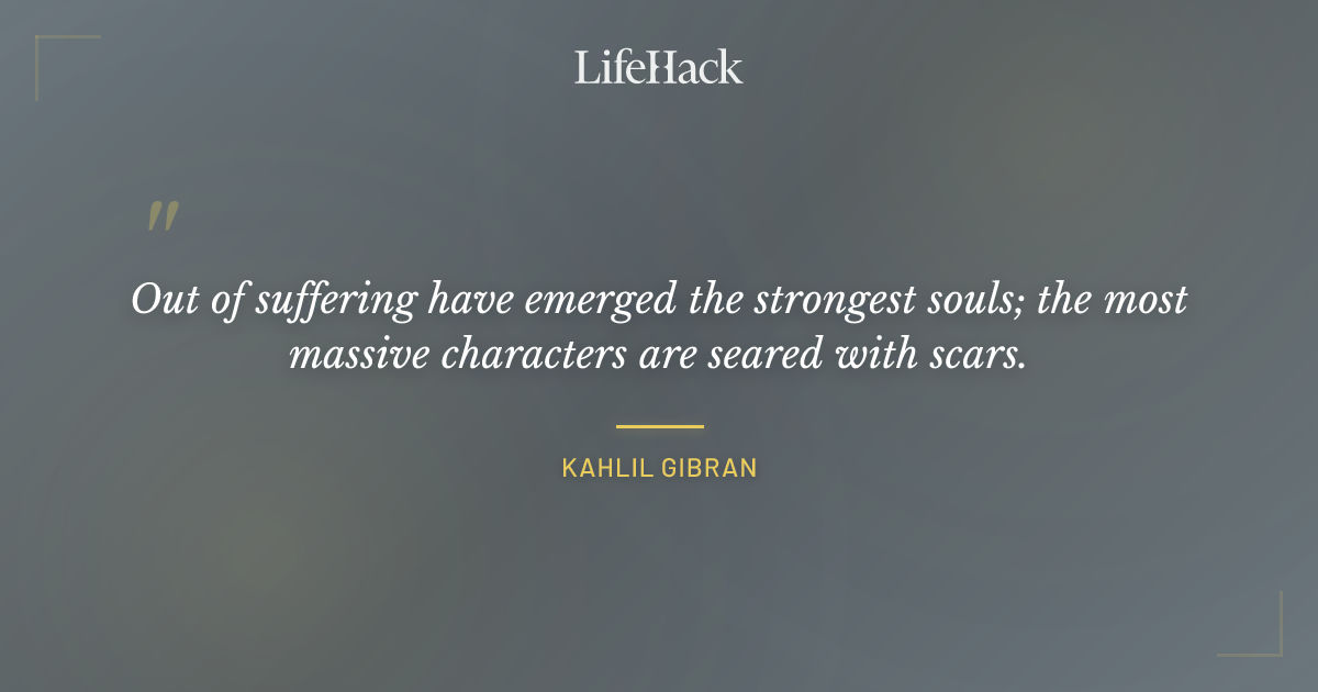 Quote by Kahlil Gibran