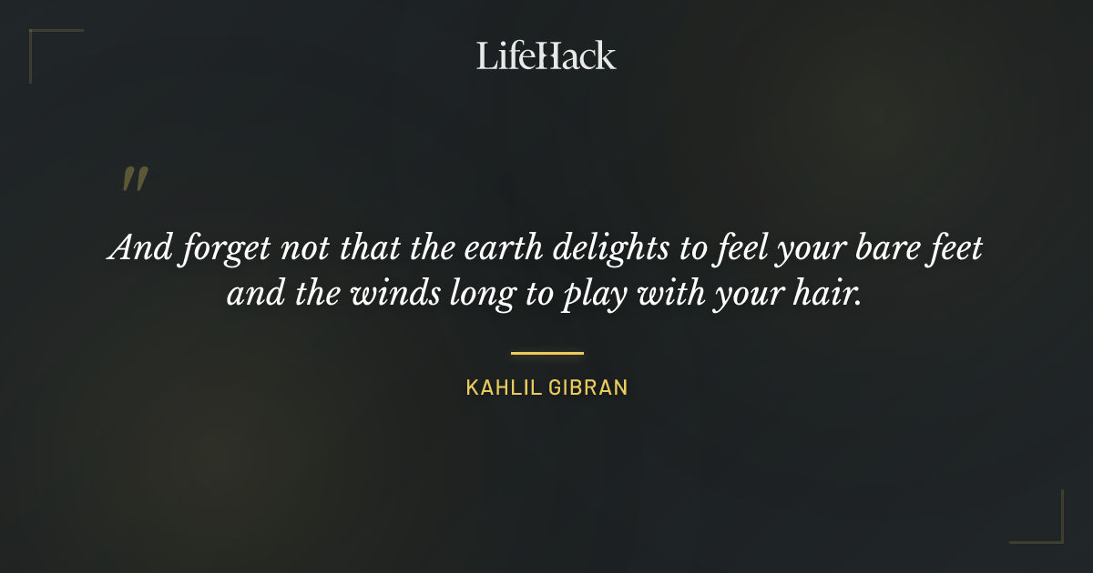 Quote by Kahlil Gibran