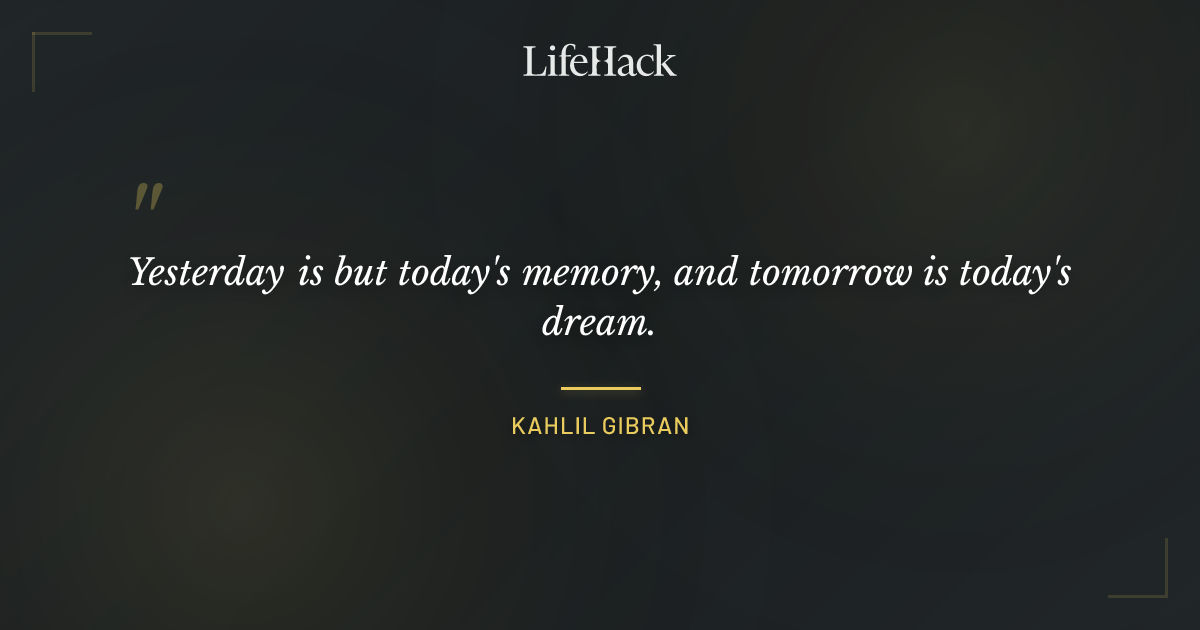 Quote by Kahlil Gibran