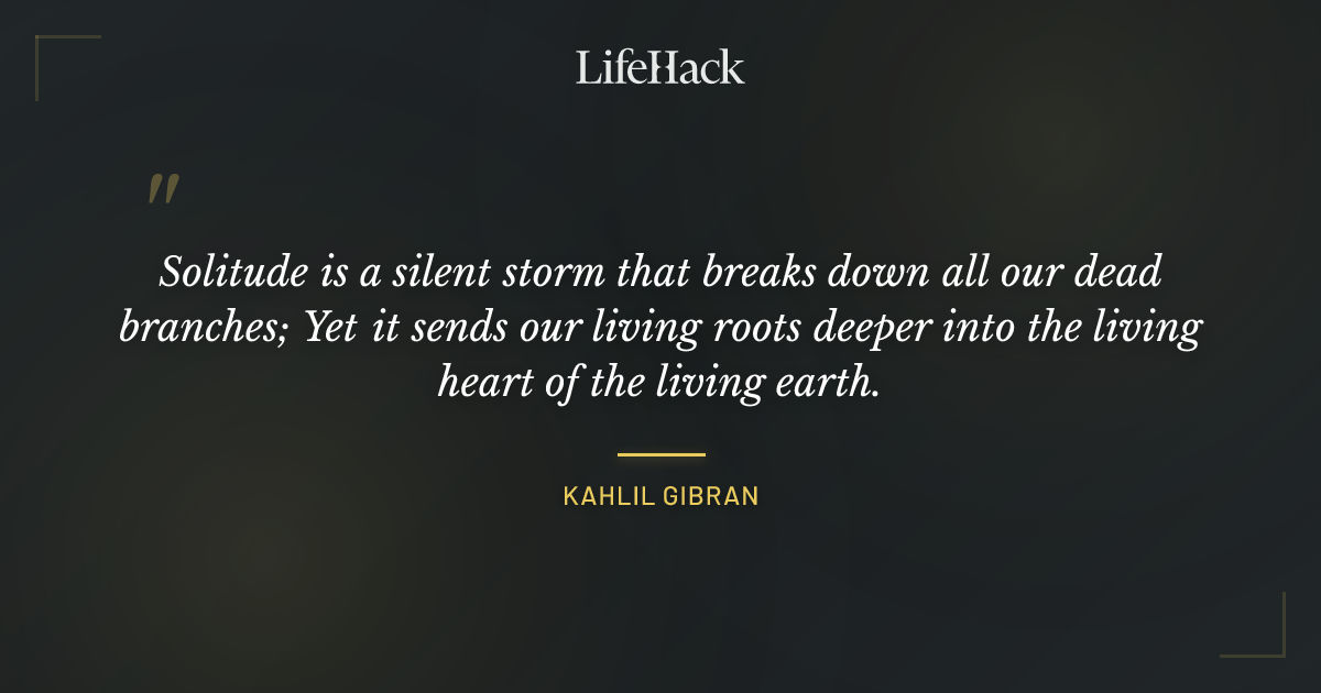 Quote by Kahlil Gibran