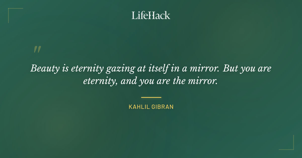 Quote by Kahlil Gibran