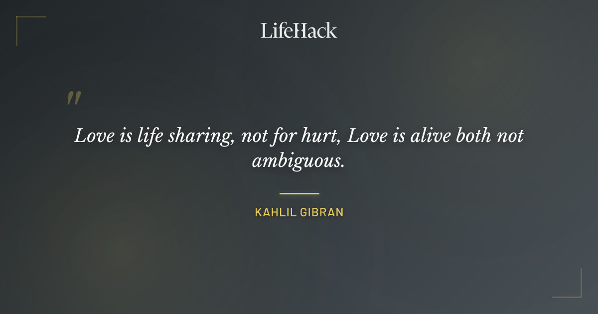 Quote by Kahlil Gibran