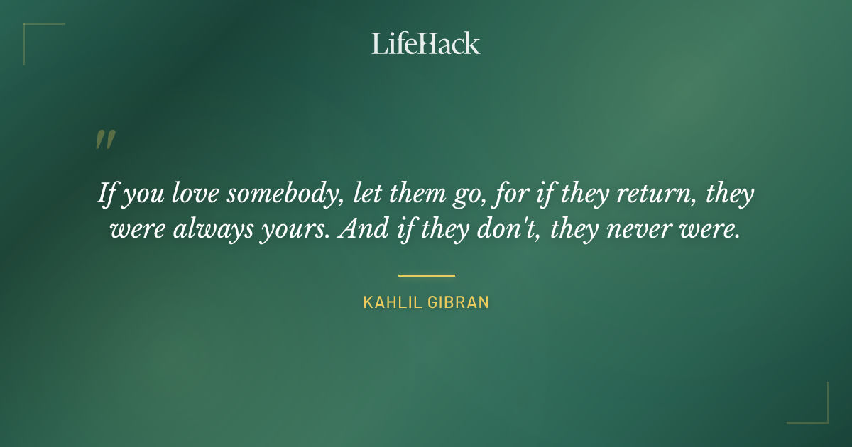 Quote by Kahlil Gibran