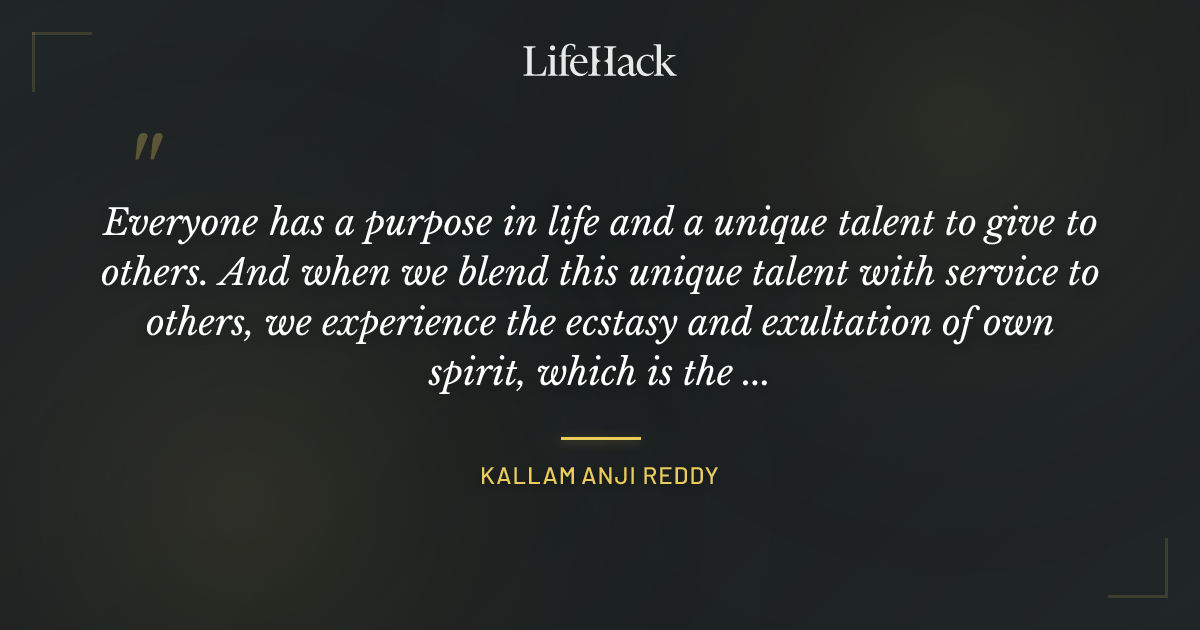 Quote by Kallam Anji Reddy