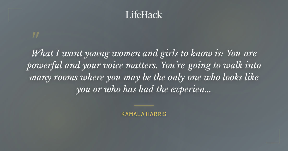 Quote by Kamala Harris