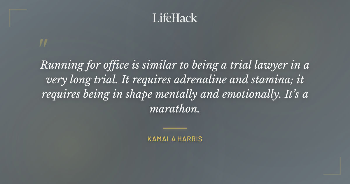 Quote by Kamala Harris