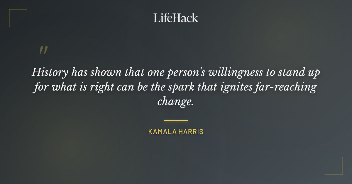 Quote by Kamala Harris