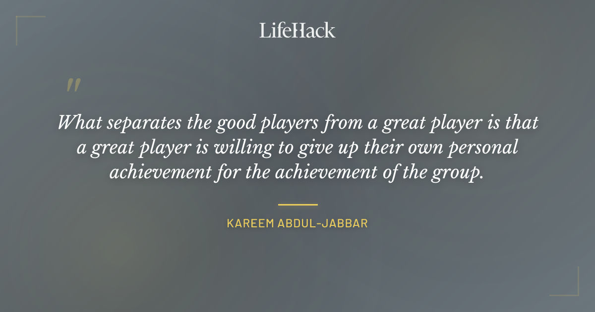 Quote by Kareem Abdul-Jabbar
