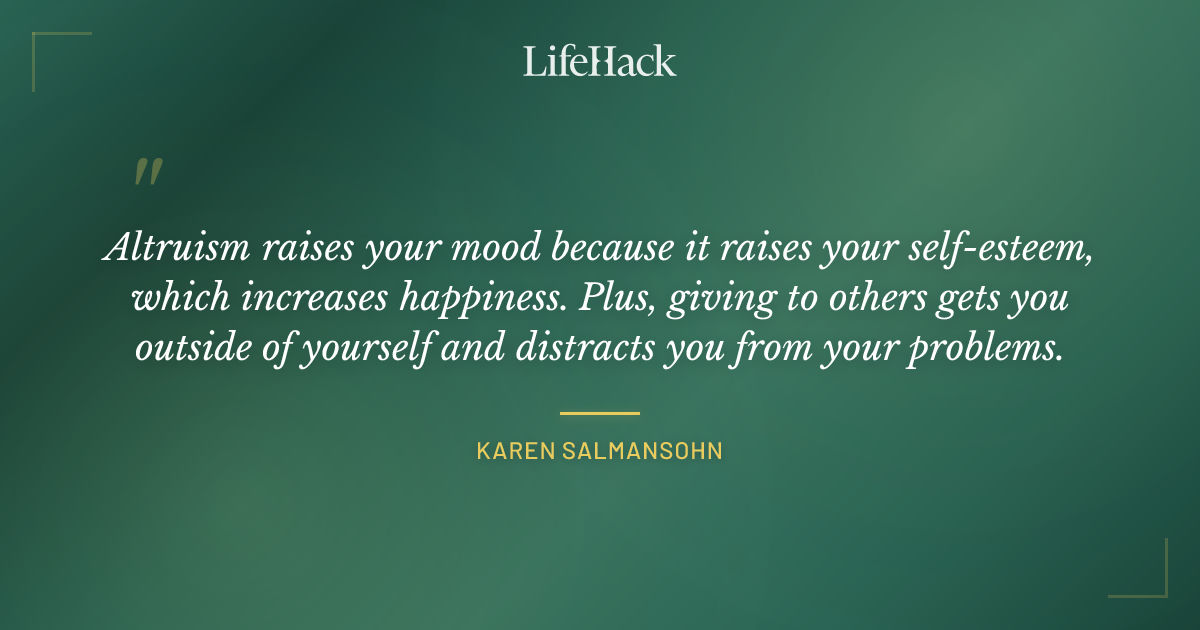 Quote by Karen Salmansohn