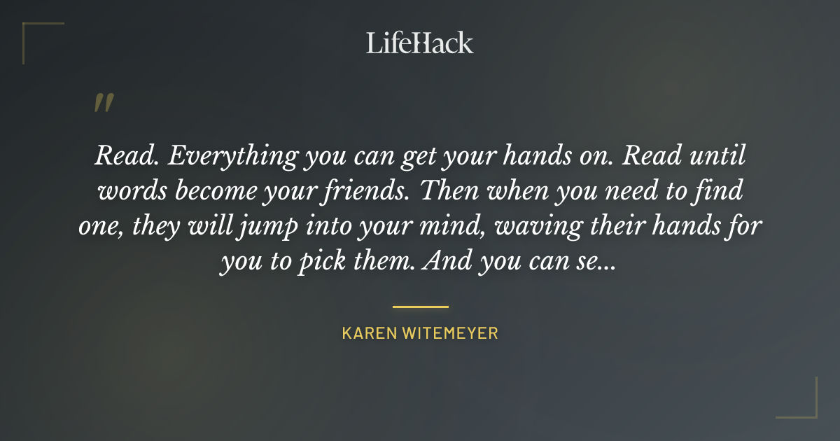 Quote by Karen Witemeyer