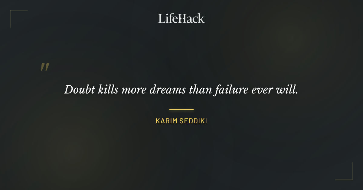 Quote by Karim Seddiki