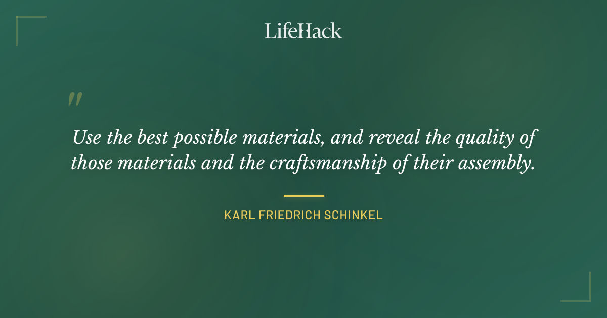 Quote by Karl Friedrich Schinkel