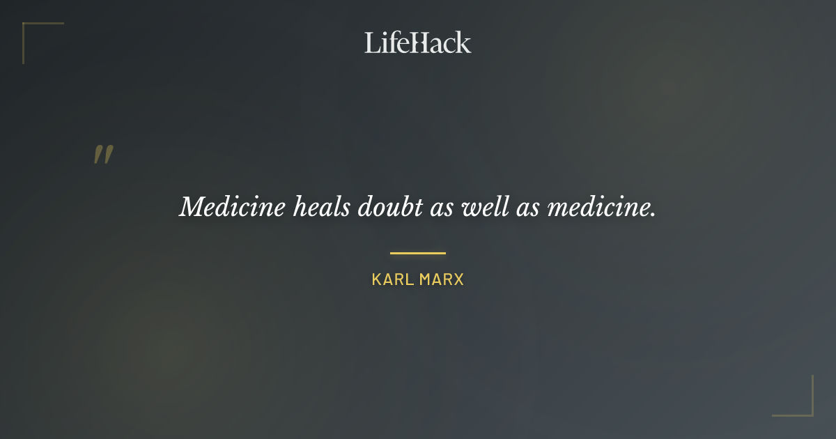 Quote by Karl Marx