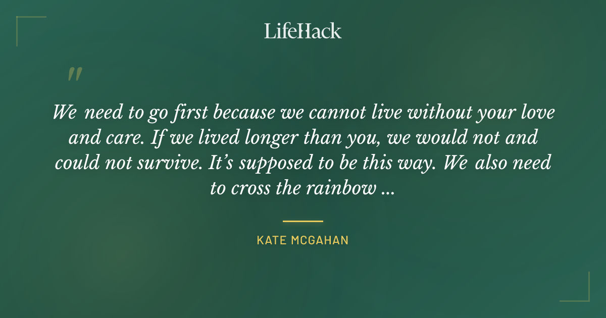 Quote by Kate McGahan