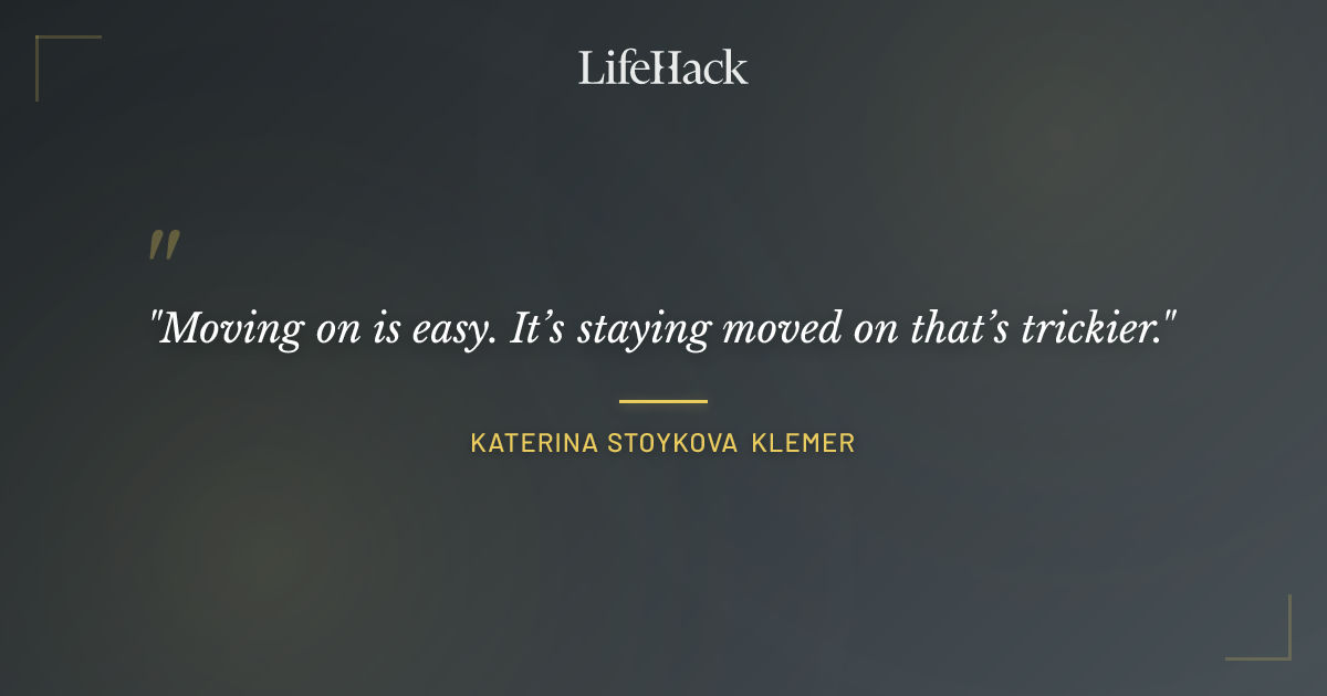 Quote by Katerina Stoykova Klemer