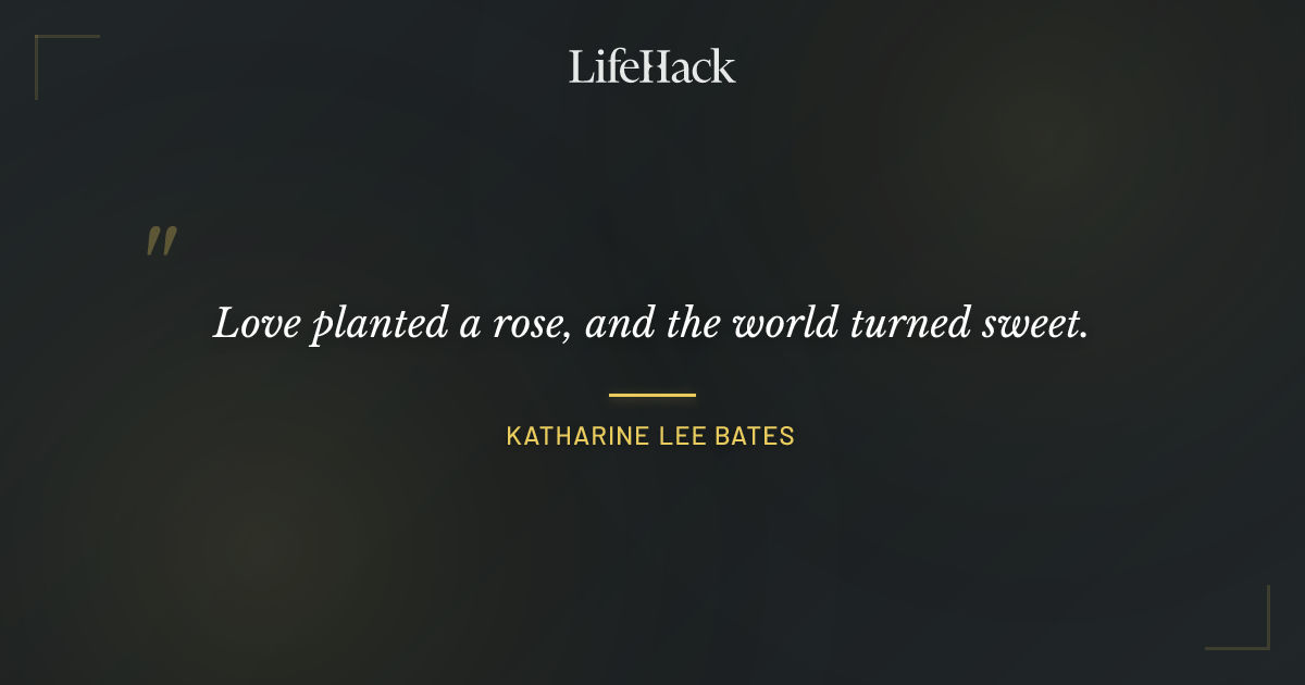 Quote by Katharine Lee Bates