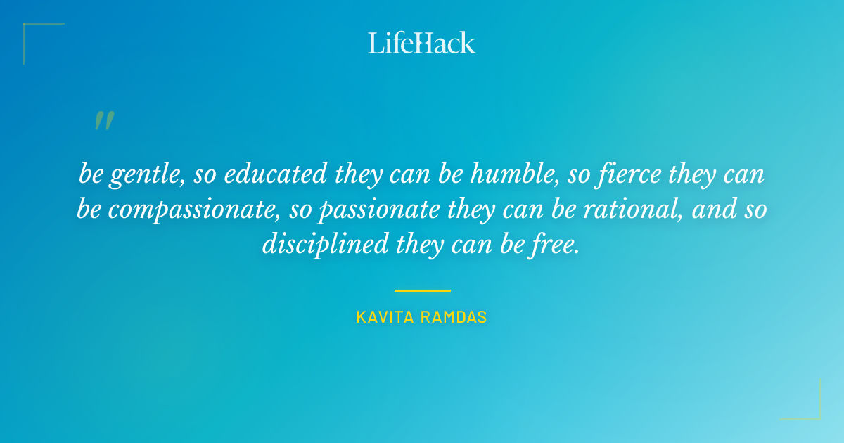Quote by Kavita Ramdas
