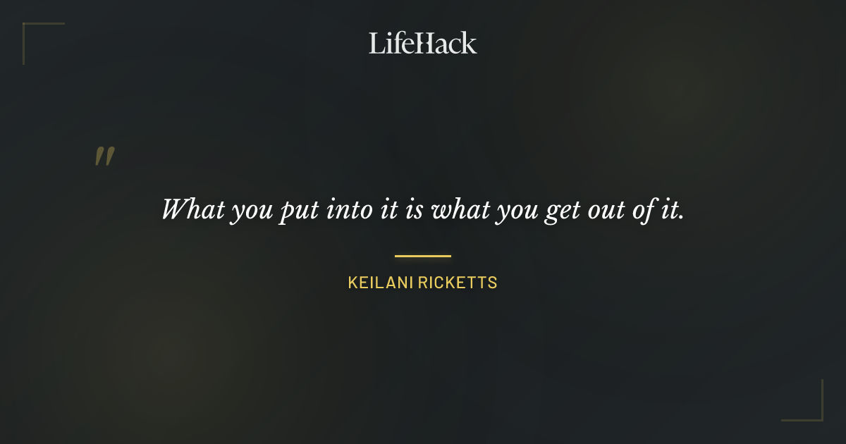 Quote by Keilani Ricketts
