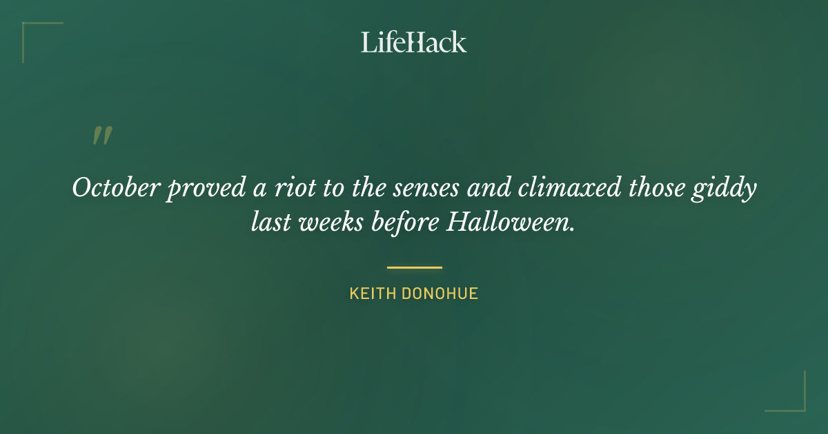 Quote by Keith Donohue