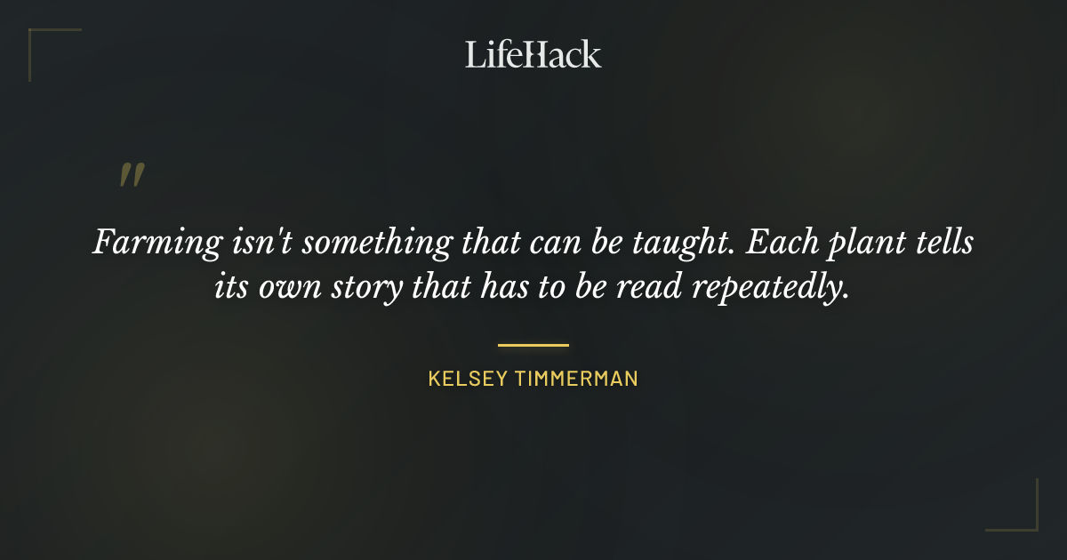 Quote by Kelsey Timmerman