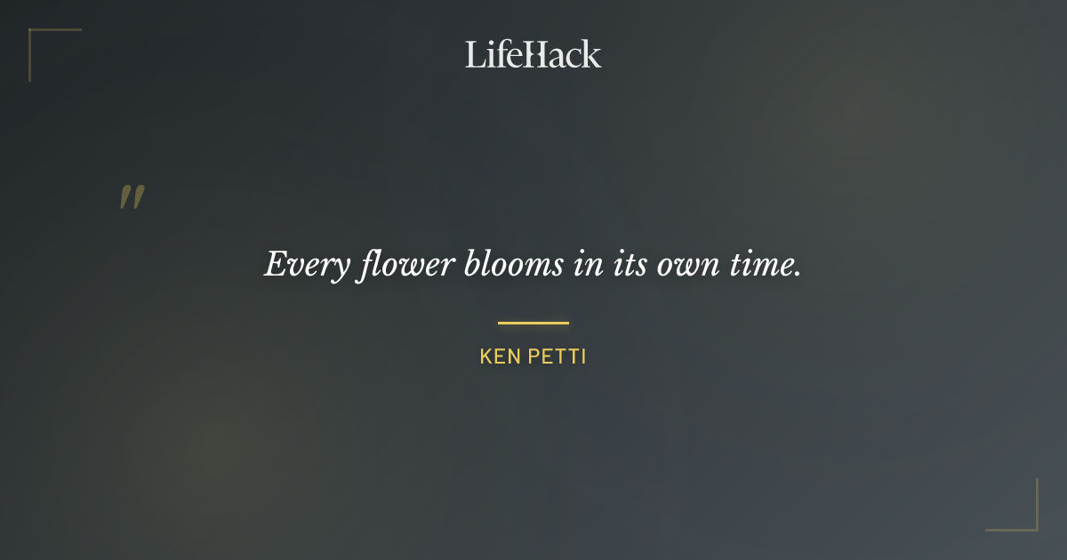 Quote by Ken Petti