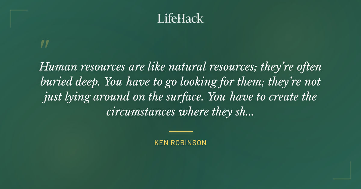 Quote by Ken Robinson