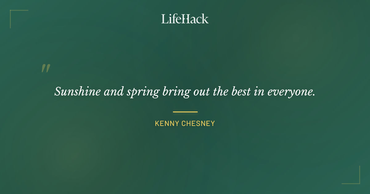 Quote by Kenny Chesney