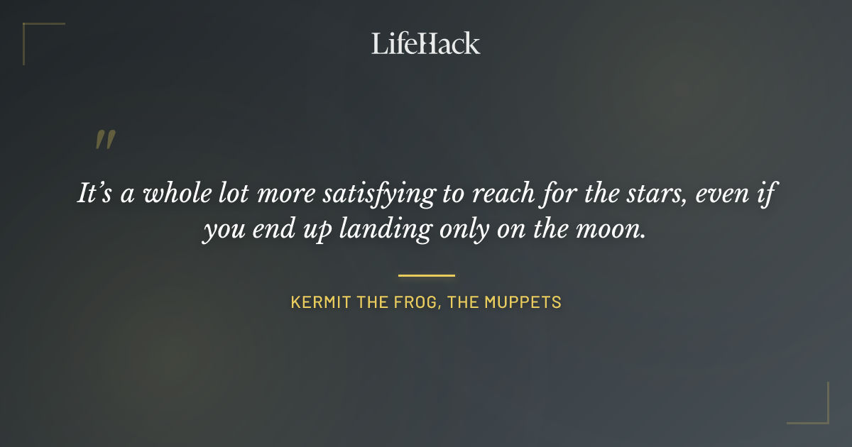 Quote by Kermit the Frog, The Muppets