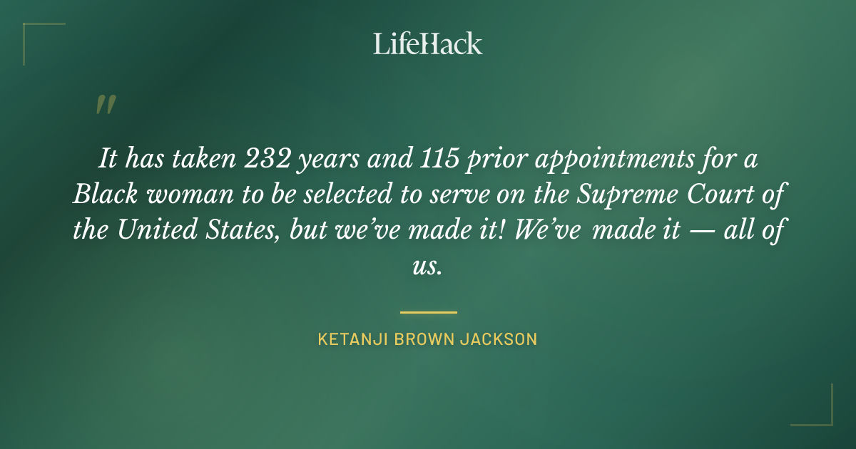 Quote by Ketanji Brown Jackson