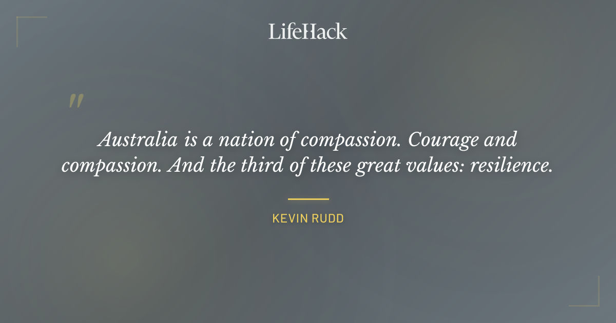 Quote by Kevin Rudd