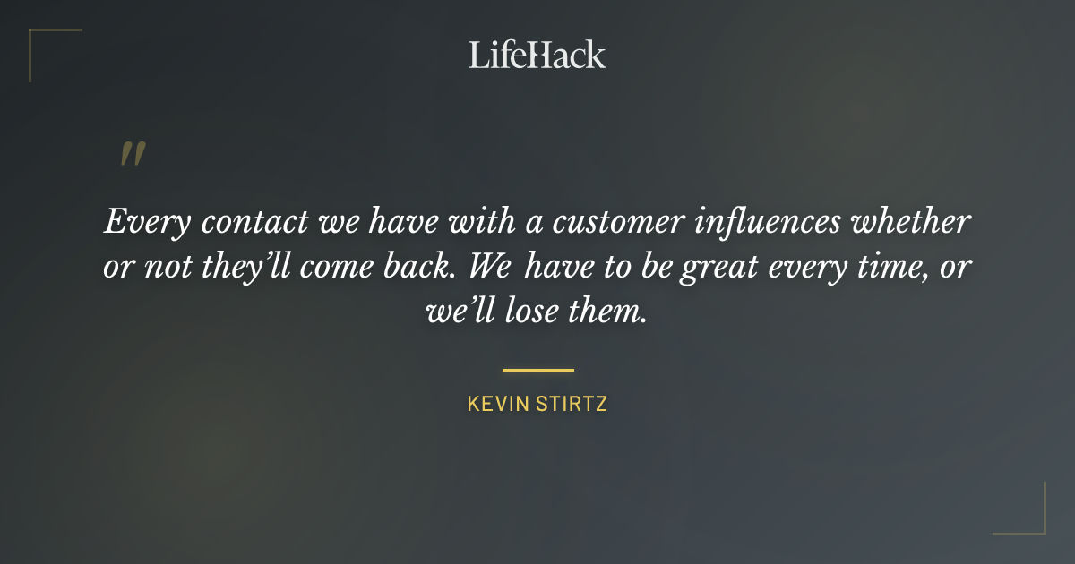 Quote by Kevin Stirtz