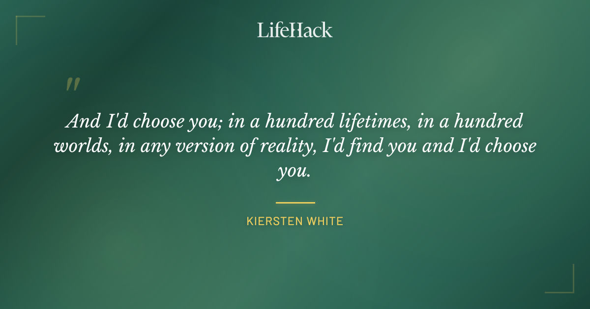 Quote by Kiersten White
