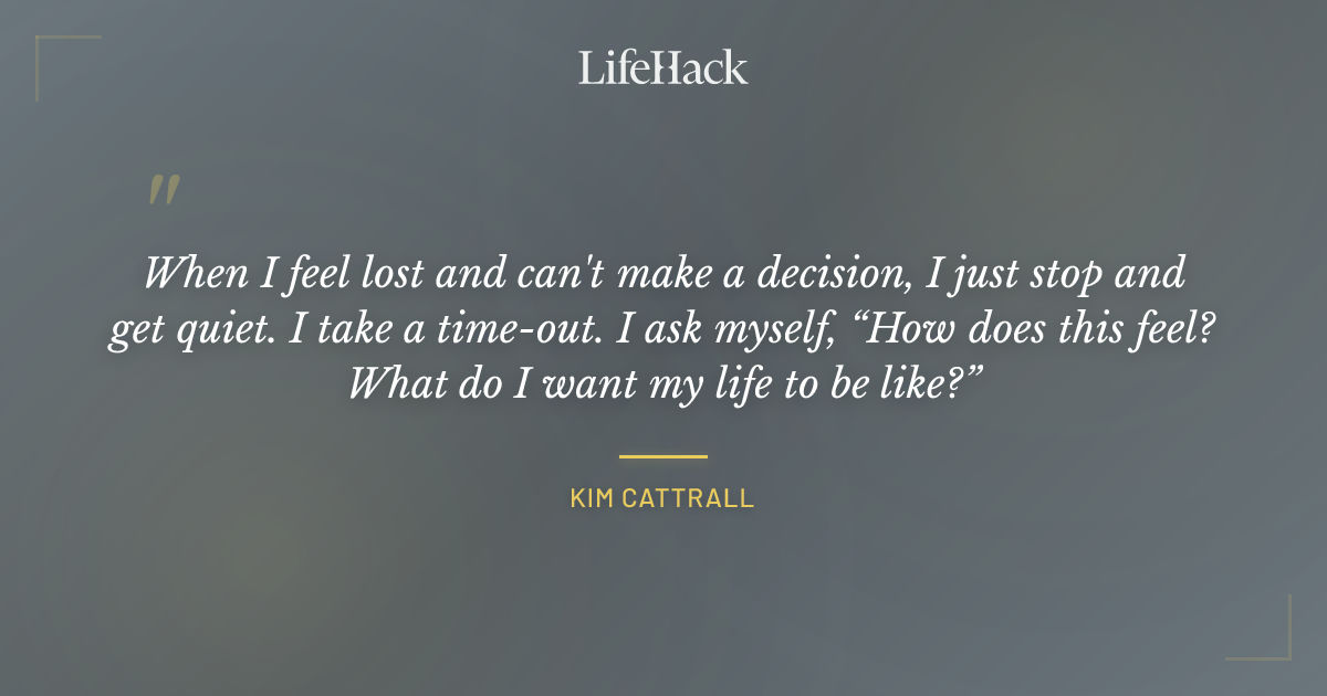 Quote by Kim Cattrall