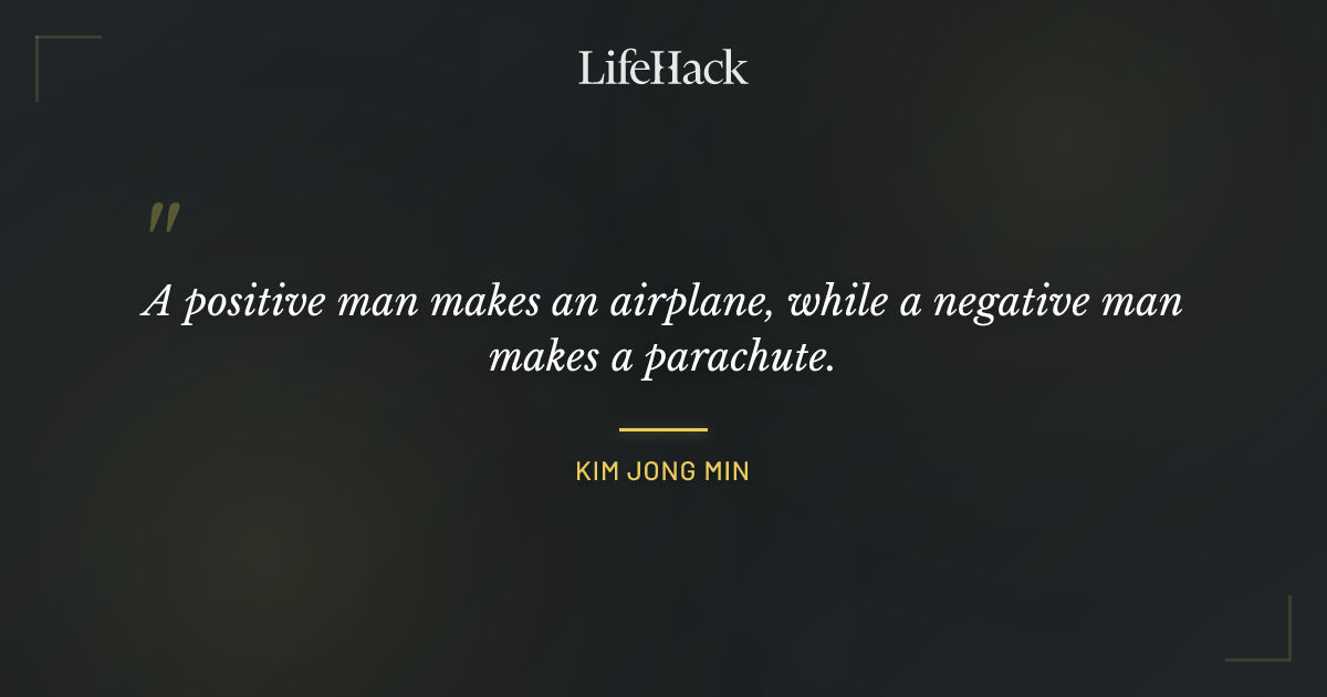 Quote by Kim Jong Min