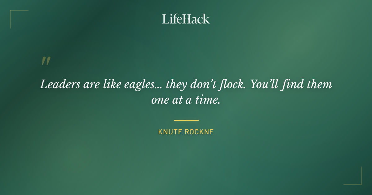 Quote by Knute Rockne