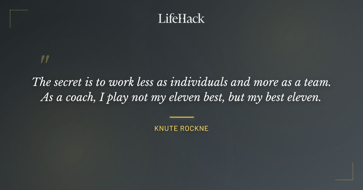 Quote by Knute Rockne
