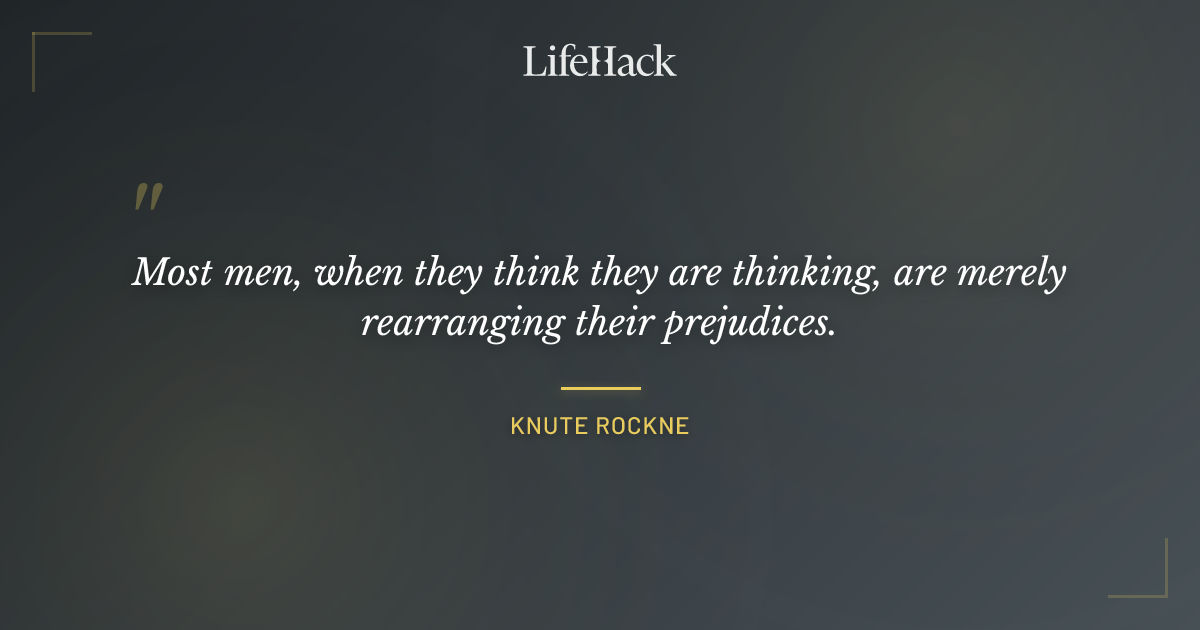 Quote by Knute Rockne