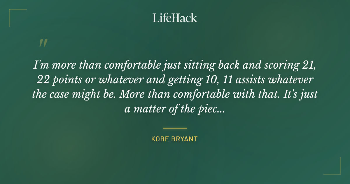 Quote by Kobe Bryant