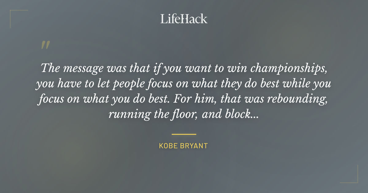 Quote by Kobe Bryant