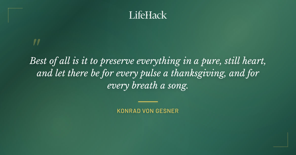 Quote by Konrad von Gesner