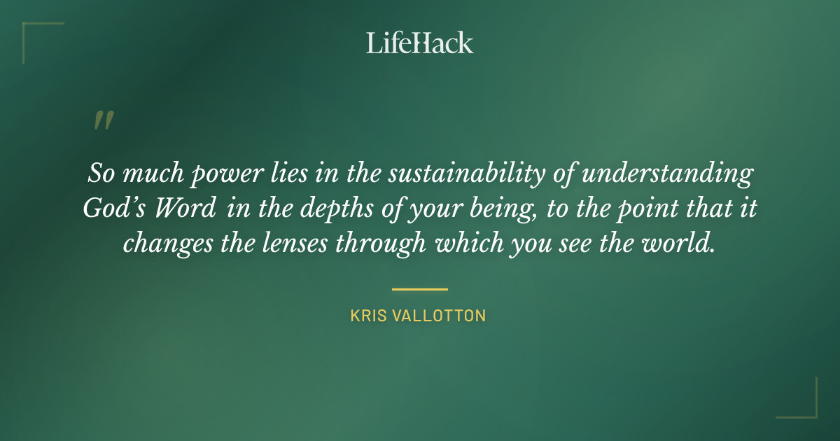 Quote by Kris Vallotton
