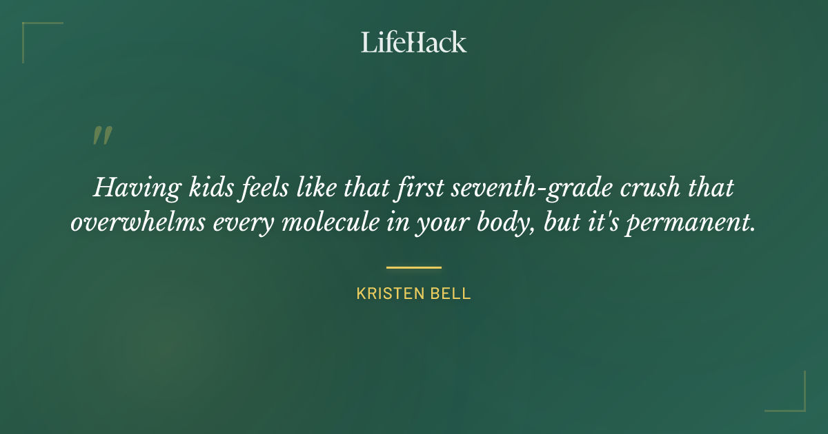 Quote by Kristen Bell