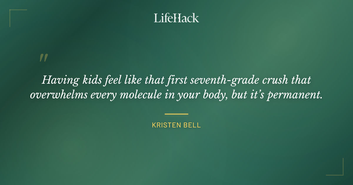 Quote by Kristen Bell