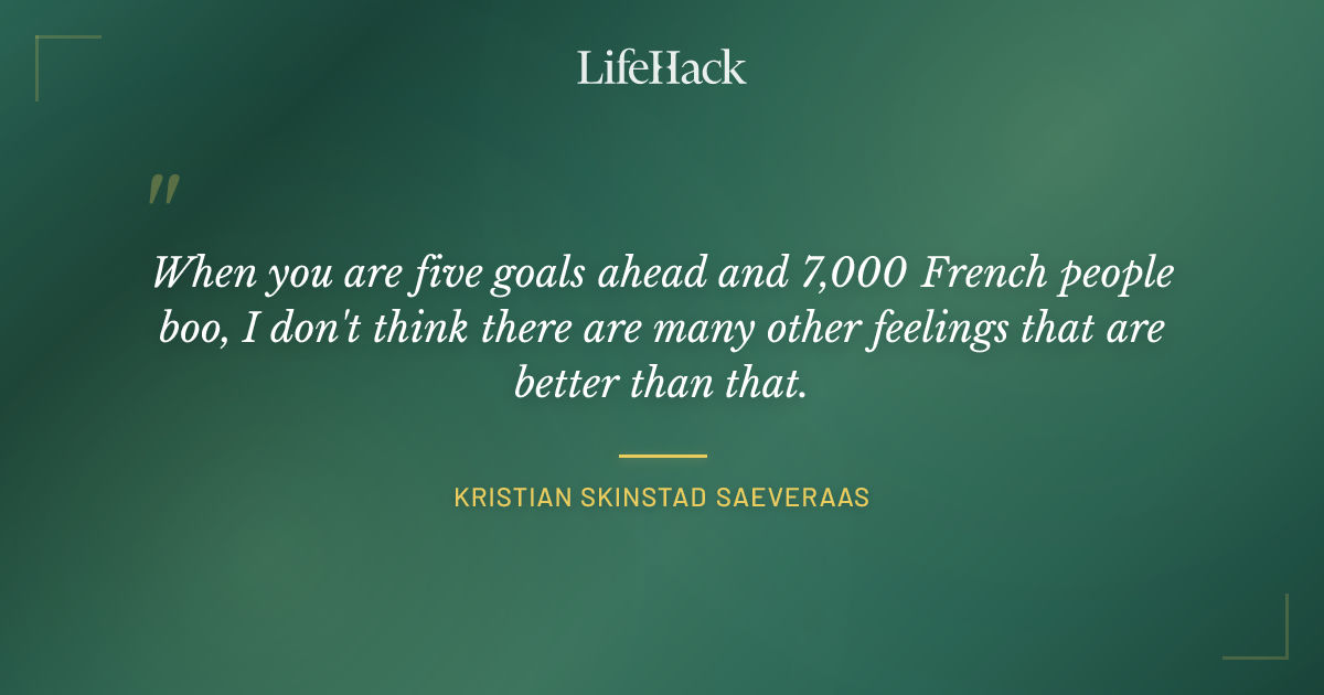 Quote by Kristian Skinstad Saeveraas