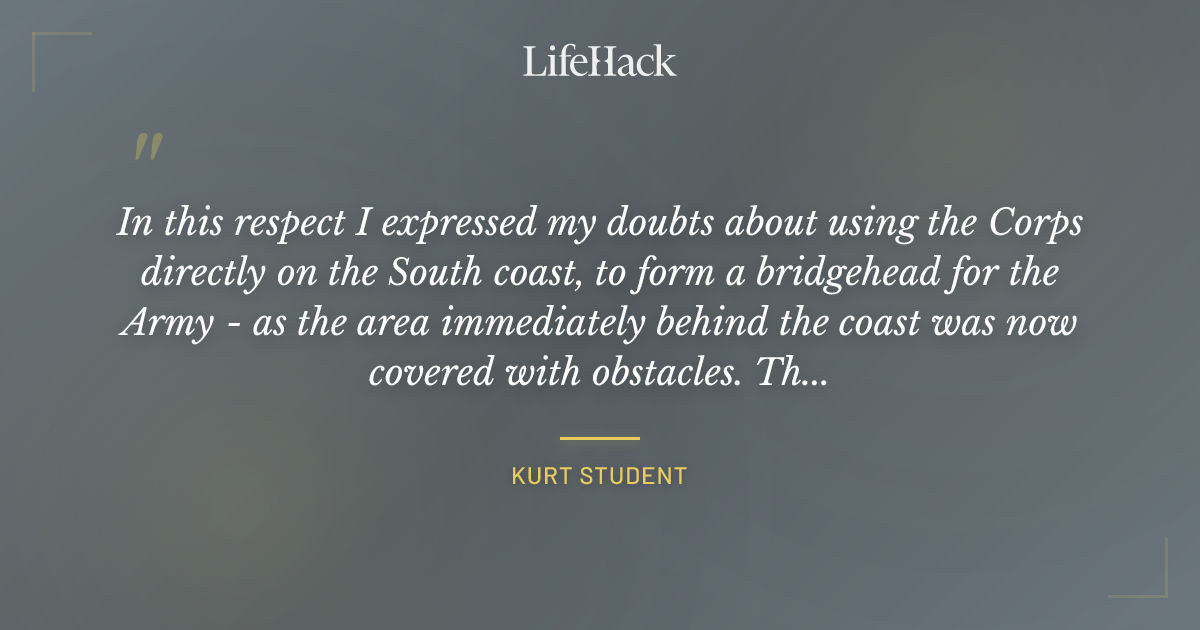 Quote by Kurt Student